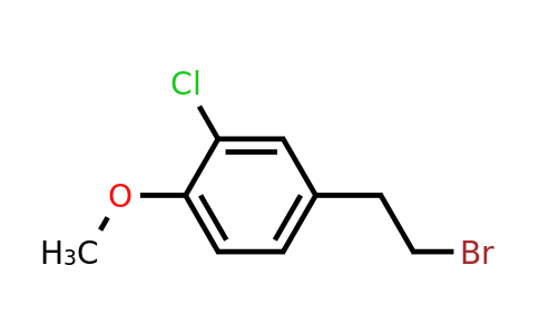 857591-09-4 | 4-(2-Bromoethyl)-2-chloro-1-methoxybenzene