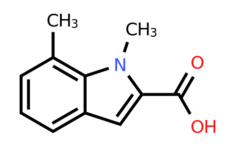 858233-18-8 | 1,7-Dimethyl-1H-indole-2-carboxylic acid