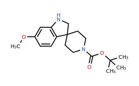 858351-41-4 | tert-Butyl 6-methoxyspiro[indoline-3,4'-piperidine]-1'-carboxylate