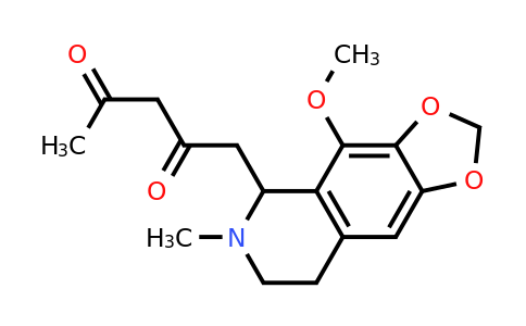 858765-63-6 | 1-(4-Methoxy-6-methyl-5,6,7,8-tetrahydro-[1,3]dioxolo[4,5-g]isoquinolin-5-yl)pentane-2,4-dione