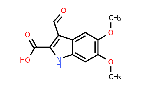 858769-50-3 | 3-Formyl-5,6-dimethoxy-1h-indole-2-carboxylic acid