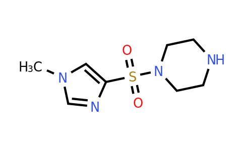 859634-86-9 | 1-((1-Methyl-1H-imidazol-4-yl)sulfonyl)piperazine