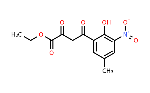 859843-60-0 | Ethyl 4-(2-hydroxy-5-methyl-3-nitrophenyl)-2,4-dioxobutanoate