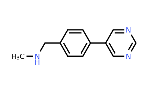 859850-85-4 | N-methyl-1-(4-(pyrimidin-5-yl)phenyl)methanamine