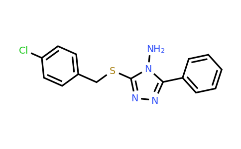 3-((4-Chlorobenzyl)thio)-5-phenyl-4H-1,2,4-triazol-4-amine