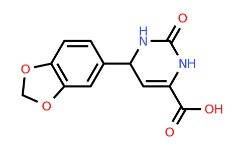 860610-20-4 | 6-(Benzo[d][1,3]dioxol-5-yl)-2-oxo-1,2,3,6-tetrahydropyrimidine-4-carboxylic acid