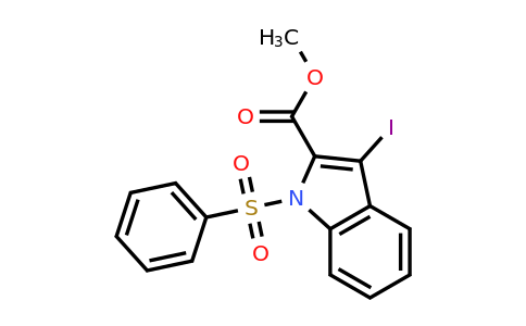 Methyl 3-iodo-1-(phenylsulfonyl)-1h-indole-2-carboxylate