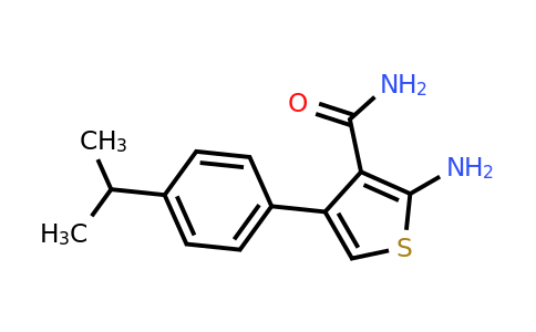 860791-06-6 | 2-Amino-4-(4-isopropylphenyl)thiophene-3-carboxamide