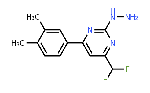861225-97-0 | 4-(Difluoromethyl)-6-(3,4-dimethylphenyl)-2-hydrazinylpyrimidine