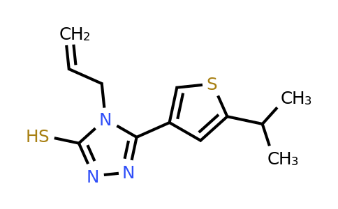 861226-49-5 | 4-Allyl-5-(5-isopropylthiophen-3-yl)-4H-1,2,4-triazole-3-thiol
