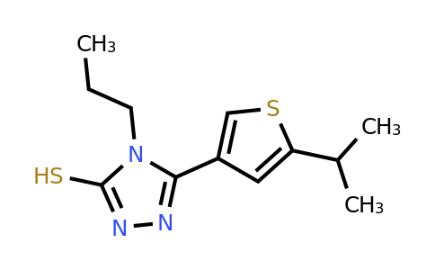 861227-42-1 | 5-(5-Isopropylthiophen-3-yl)-4-propyl-4H-1,2,4-triazole-3-thiol