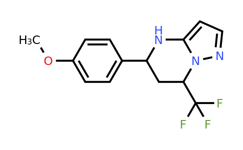 861233-52-5 | 5-(4-methoxyphenyl)-7-(trifluoromethyl)-4,5,6,7-tetrahydropyrazolo[1,5-a]pyrimidine