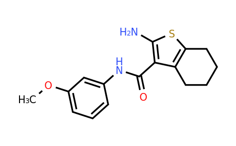 861239-04-5 | 2-Amino-N-(3-methoxyphenyl)-4,5,6,7-tetrahydrobenzo[b]thiophene-3-carboxamide