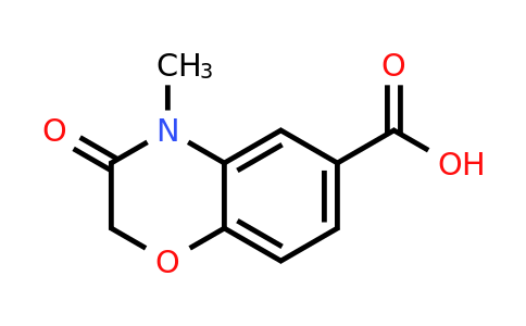 861338-27-4 | 4-Methyl-3-oxo-3,4-dihydro-2h-1,4-benzoxazine-6-carboxylic acid