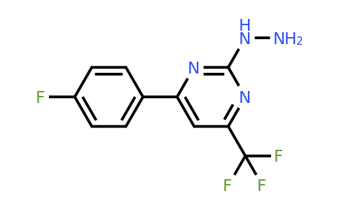 861409-81-6 | 4-(4-Fluorophenyl)-2-hydrazinyl-6-(trifluoromethyl)pyrimidine