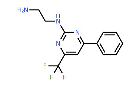 861439-50-1 | N1-(4-phenyl-6-(trifluoromethyl)pyrimidin-2-yl)ethane-1,2-diamine