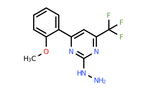 861440-88-2 | 2-Hydrazinyl-4-(2-methoxyphenyl)-6-(trifluoromethyl)pyrimidine