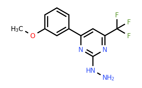 861440-89-3 | 2-Hydrazinyl-4-(3-methoxyphenyl)-6-(trifluoromethyl)pyrimidine