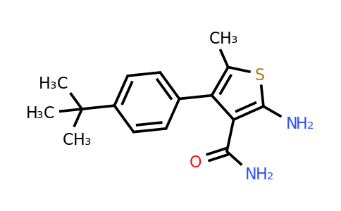 861451-49-2 | 2-Amino-4-(4-(tert-butyl)phenyl)-5-methylthiophene-3-carboxamide