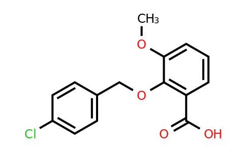 2-((4-Chlorobenzyl)oxy)-3-methoxybenzoic acid