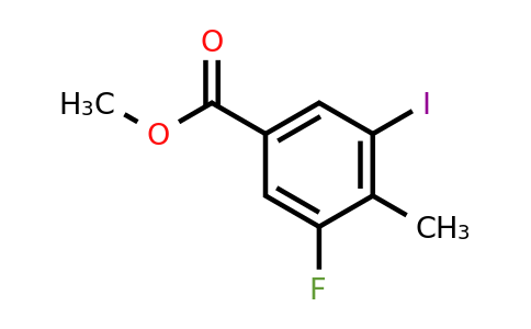 861905-21-7 | methyl 3-fluoro-5-iodo-4-methylbenzoate