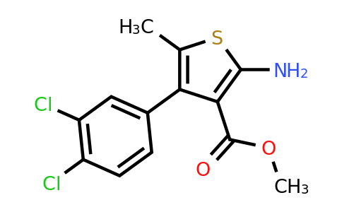 862653-11-0 | Methyl 2-amino-4-(3,4-dichlorophenyl)-5-methylthiophene-3-carboxylate