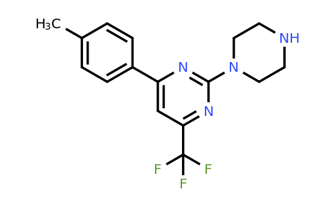 862657-90-7 | 2-(Piperazin-1-yl)-4-(p-tolyl)-6-(trifluoromethyl)pyrimidine