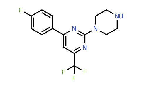 862661-42-5 | 4-(4-Fluorophenyl)-2-(piperazin-1-yl)-6-(trifluoromethyl)pyrimidine