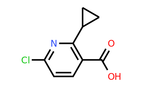 862695-75-8 | 6-Chloro-2-cyclopropylnicotinic acid
