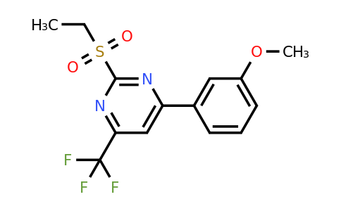 862785-73-7 | 2-(Ethanesulfonyl)-4-(3-methoxyphenyl)-6-(trifluoromethyl)pyrimidine