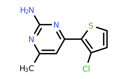 863305-81-1 | 4-(3-Chlorothiophen-2-yl)-6-methylpyrimidin-2-amine