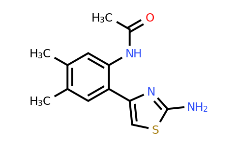 n-(2-(2-Aminothiazol-4-yl)-4,5-dimethylphenyl)acetamide