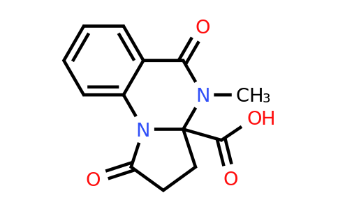 863763-60-4 | 4-Methyl-1,5-dioxo-1h,2h,3h,3ah,4h,5h-pyrrolo[1,2-a]quinazoline-3a-carboxylic acid
