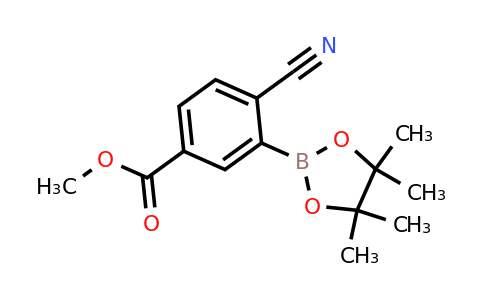 Methyl 4-cyano-3-(4,4,5,5-tetramethyl-1,3,2-dioxaborolan-2-yl) benzoate