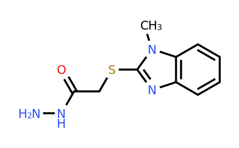 86406-28-2 | 2-[(1-methyl-1h-1,3-benzodiazol-2-yl)sulfanyl]acetohydrazide