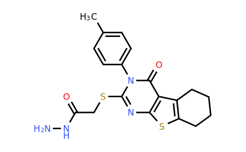 864060-48-0 | 2-{[4-(4-methylphenyl)-3-oxo-8-thia-4,6-diazatricyclo[7.4.0.0,2,7]trideca-1(9),2(7),5-trien-5-yl]sulfanyl}acetohydrazide