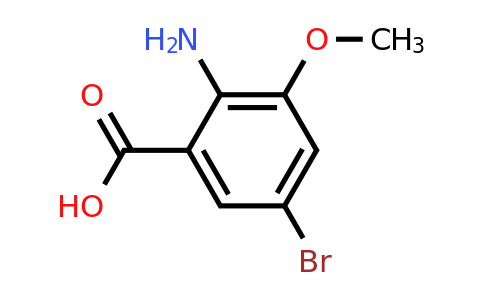 864293-44-7 | 2-Amino-5-bromo-3-(methyloxy)benzoic acid