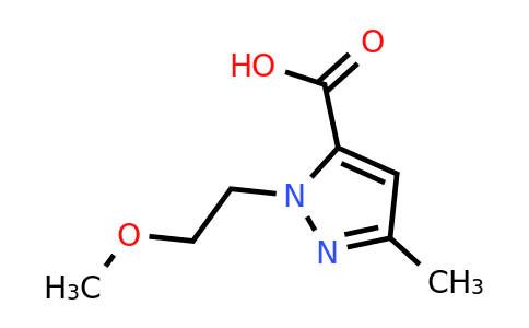 864522-54-3 | 1-(2-methoxyethyl)-3-methyl-1H-pyrazole-5-carboxylic acid