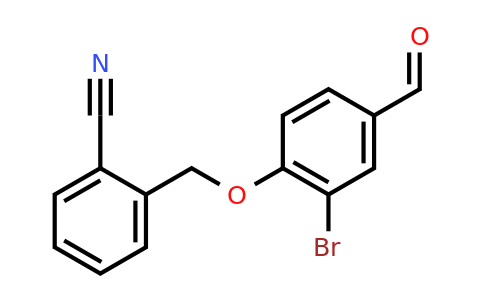 2-((2-Bromo-4-formylphenoxy)methyl)benzonitrile