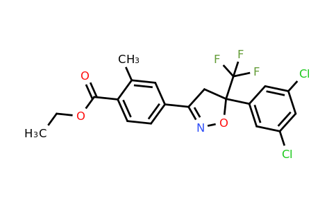 864725-61-1 | Ethyl 4-(5-(3,5-dichlorophenyl)-5-(trifluoromethyl)-4,5-dihydroisoxazol-3-yl)-2-methylbenzoate
