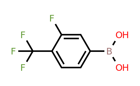 864759-68-2 | (3-Fluoro-4-(trifluoromethyl)phenyl)boronic acid