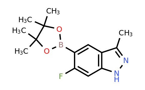 864773-67-1 | 6-Fluoro-3-methyl-5-(4,4,5,5-tetramethyl-1,3,2-dioxaborolan-2-yl)-1H-indazole