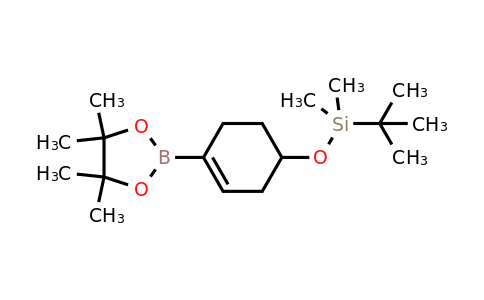 865869-27-8 | tert-Butyldimethyl((4-(4,4,5,5-tetramethyl-1,3,2-dioxaborolan-2-yl)cyclohex-3-en-1-yl)oxy)silane