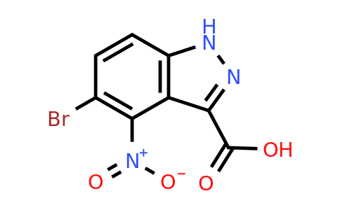 865886-79-9 | 5-Bromo-4-nitro-1H-indazole-3-carboxylic acid