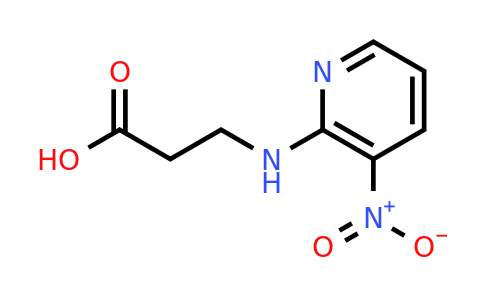 3-((3-Nitropyridin-2-yl)amino)propanoic acid