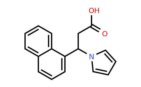 3-(Naphthalen-1-yl)-3-(1H-pyrrol-1-yl)propanoic acid
