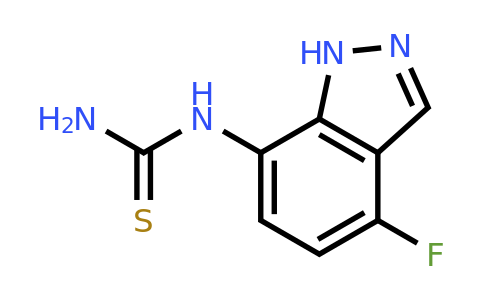 866144-04-9 | (4-Fluoro-1h-indazol-7-yl)thiourea