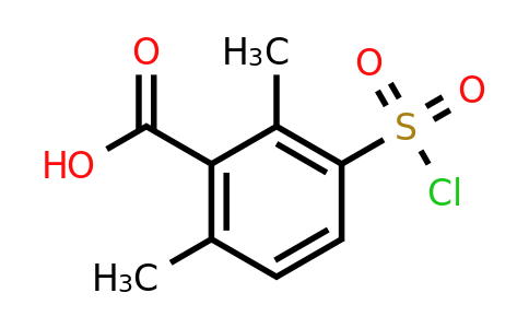 3-(Chlorosulfonyl)-2,6-dimethylbenzoic acid