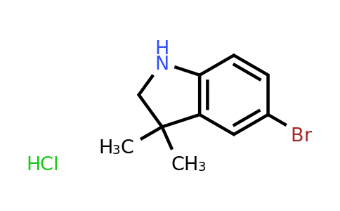 866364-71-8 | 5-Bromo-3,3-dimethyl-2,3-dihydro-1h-indole hydrochloride