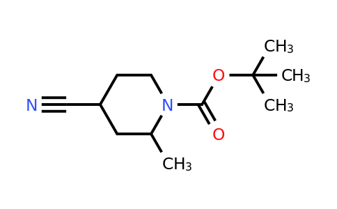 tert-butyl 4-cyano-2-methylpiperidine-1-carboxylate